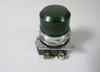 Cutler-Hammer 10250T181NC2N Indicating Light 120V 6V Lamp Green Lens USED