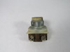 Square D 9001-KR3BH5 Black Push Button 600V 1NO Brown 9001-KA2 USED