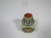 Square D 9001-KR3RH13 Red Push Button 600V 1NO 1NC USED