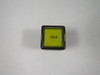 General Electric P9SPLGGD Yellow Push Button "HOLD" No Mounting Latch USED