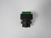 General Electric P9SPLVSD Green Push Button "CLAMP CLOCK" USED