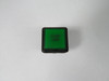 General Electric P9SPLVSD Green Push Button "CLAMP CLOCK" USED
