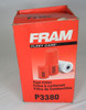 Fram P3380 Spin-On Fuel Filter 4.25"OD 7.33"H SHELF WEAR/BOX DAMAGE NEW