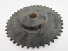 Tsubaki 40B40F-7/8 Sprocket 7/8"B 40T 40 Chain 1/2" Chain Pitch USED