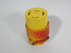 Pass & Seymour L1820-C Yellow Connector 20A 120/208V 4W 4P PAINTED USED
