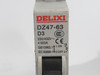 Delixi DZ47-63-D3 Circuit Breaker 3A 230/400VAC 1P USED