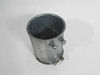 Bridgeport 246-DC Zinc FE or AL EMT Rigid Set Screw Coupling 2-1/2" USED