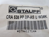 Stauff CRA-538-PP-DP-AS-U-W3#K Polypropylene Profiled Clamp Size5 38mm Dia NWB