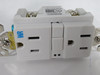 Eaton TWRSGF20W Old Style Self Test Weather Resistant Outlet 20A 125V 3W 2P USED