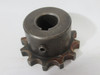 Martin 4012-5/8 Coupling Roller Sprocket 5/8"ID 12T 40 Chain 1-1/4"LTB USED