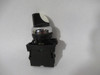 Eaton M22M-WRK-K10 Metal Bezel Non-Illuminated Selector Switch 2Pos 1NO USED