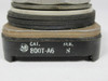 Allen-Bradley 800T-A6 Series N Push Button Red Flush Head No Contact Block USED