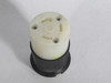 Hubbell HBL2613CN Twist-Lock Connector 30A 125VAC 3W 2P USED