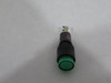 IDEC AP1M122-G Green Panel Pilot Light 24VDC 10mm 9mA USED