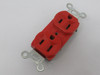 Pass & Seymour PS8200-HRED Red Duplex Receptacle 15A 125V 3W 2P USED