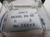 Jemco EN-65-L-B Panel Meter 0-120% Range USED