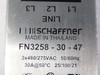 Schaffner FN3258-30-47 RFI Power Line Filter 30A 33mA 480VAC USED