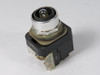 Allen-Bradley 800T-PB16 Push Button No Lens SER N 120VAC 1NC/1NO USED