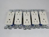 Cooper TR1107W Decorator Receptacle 15A 125V 2P 3W Lot of 5 ! NOP !