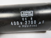 Nippon C003005 CEB Screw Terminal Capacitor 2700uf 400V USED