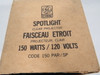 General Electric 150PAR/SP Incandescent Reflector Bulb Spotlight 150W 120V NEW