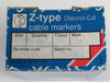 Critchley 11521606 Blue Cable Marker #6 Z7 Chevron Cut 700-Pack  NEW