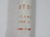 Gould OTS10 One-Time Fuse 10A 600V USED