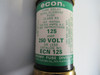 Econ ECN-125 Time Delay Fuse 125A 250V Damaged Box ! NEW !