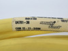 Turck CKM 12-11-5/S90 Single-Ended Cordset 11-Wire 85" Length USED