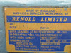 Renold 352748-E87-P12A Gear Box Size UU17 22/3 Ratio USED
