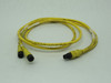 Woodhead 884A30K03M010 Micro-Change M12 In-Line Splitter Male to Female USED