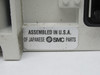 SMC VQ4000-PW-DAK00314 Solenoid Subplate 3/8" Port USED