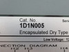 Siemens 1D1N005 Encapsulated Transformer 5000VA Pri: 240x480V BENT FRAME USED