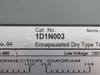 Siemens 1D1N003 Encapsulated Transformer 3000VA Pri: 240x480V Sec 120/240V USED