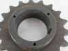 Generic H120R18 Roller Chain Sprocket R1 Bushing 18 Teeth 120 Chain USED