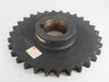 Tsubaki 120B30F-4 Roller Chain Sprocket 4" Bore 30 Teeth 120 Chain USED
