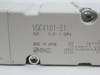 SMC VQC4101-51 Plug-In Solenoid Valve 24VDC 5-Port 0.2-1.0MPa USED