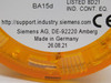 Siemens 8WD4400-1AD Continuous Light Element Amber/Yellow 230V 5W 70mm D USED