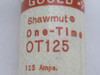 Gould Shawmut OT125 One-Time Fuse 125A 250VAC USED