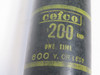 Cefco OT200/600 One Time Fuse 200A 600V USED