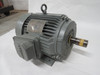 Leeson AC Motor 7.5HP 1760RPM 208-230/460V 213T TEFC 3PH 20.4-19.2/9.6A USED