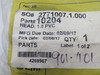 LMI 38589 10204 1.8 Machined PVC Pump Head WRITING/INVENTORY LABEL NWB