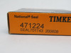 Timken 471224 National Oil Seal 1.503" OD 1" ID 0.25" W WRITING ON BOX NEW