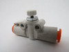 SMC AS2052F-09 In-Line Speed Control Valve 5/16" 8mm Tube USED