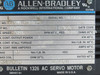 Allen-Bradley 1326AB-B410G-21 Servo Motor 1kW 5000RPM C/W Gearhead 30:1 USED