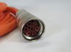Electrozad Supply BCI-PUR-XXFPMF-14S-030 Orange Servo Cable 30' USED