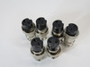Mode Electronics 25-722-0 Inline Plug Audio Connector 2-Pin Lot of 6 NOP