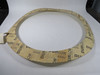 Durlon Sealing 8400 Phenolic Fiber Gasket Gold 27-1/2"OD 22"ID 1/8"T NOP