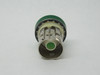 Siemens 3SU1051-6AA40-0AA0 Green Metal Indicator Light 22mm USED