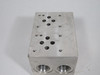 Daman AD03P022S Aluminum Valve Manifold 2.13" Valve Spacing SHELF WEAR NOP